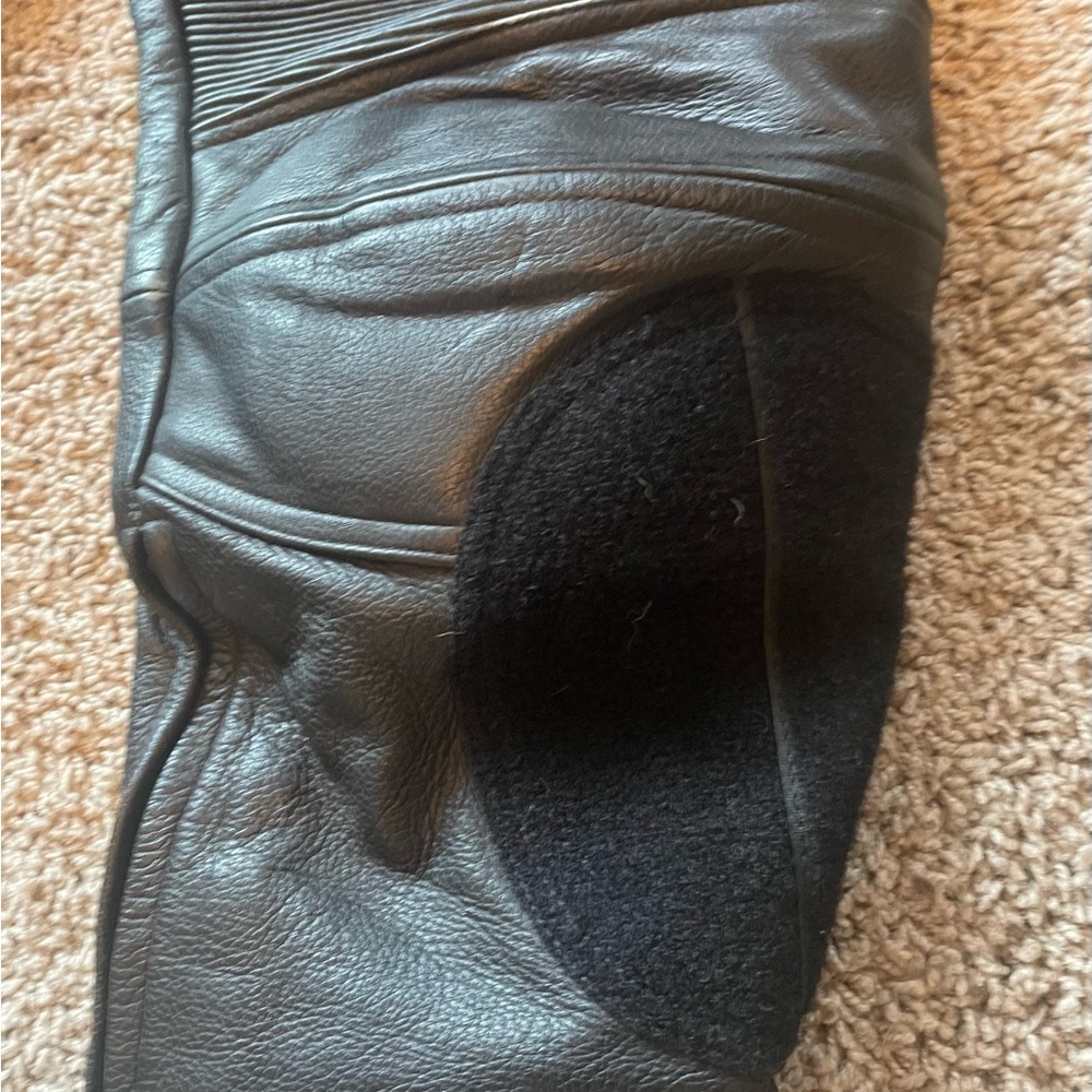 Field Sheer Men’s Vintage All Leather Motorcycle Pants In Sz 36 - Picture 9 of 15
